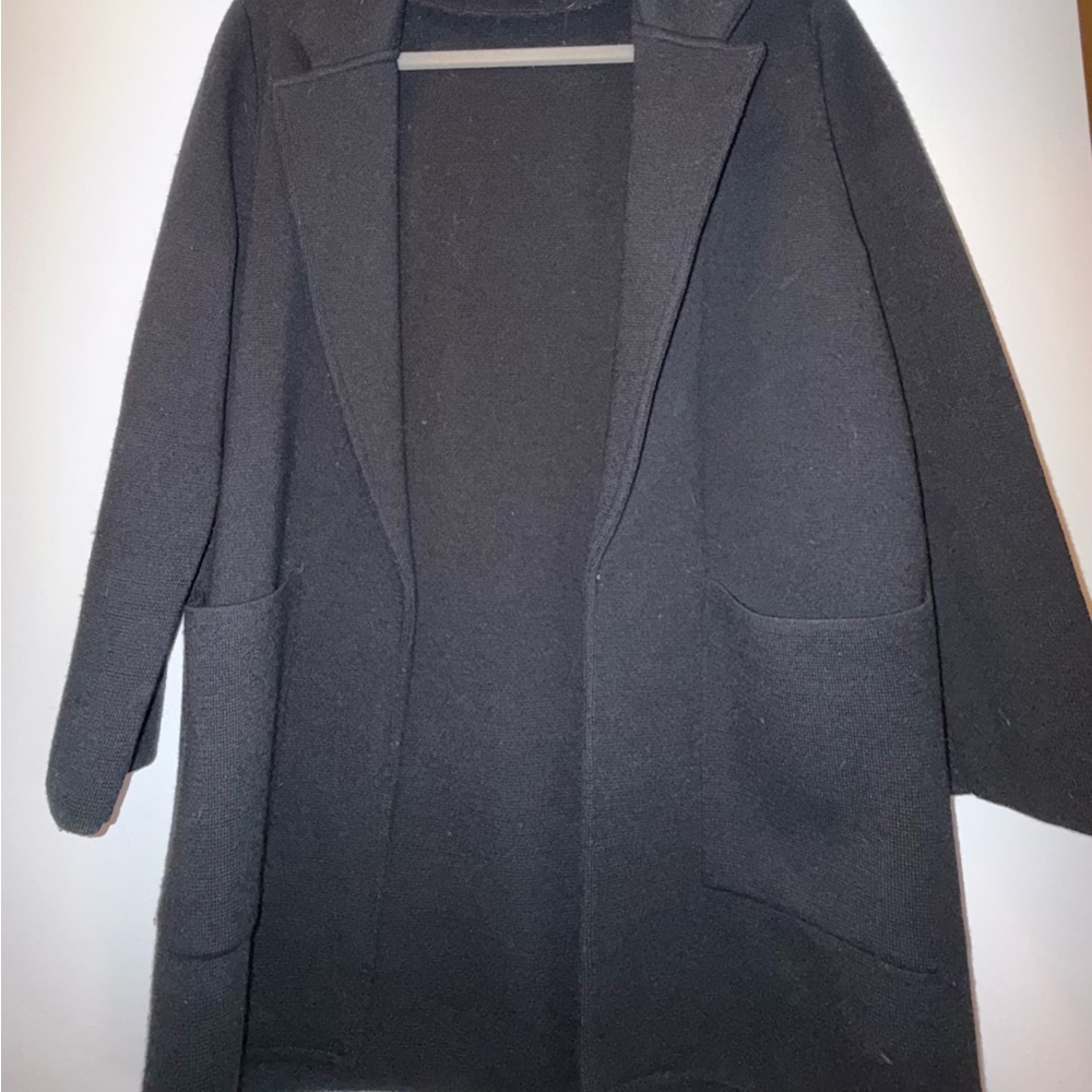 J. Crew Charcoal Open Front Cardigan